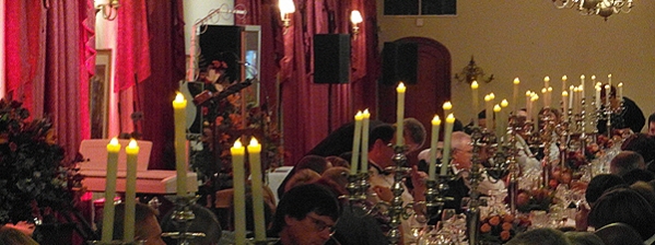 Guests seated