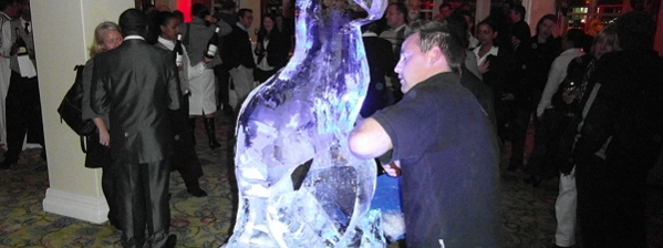 The Table Bay Hotel 15th Anniversary Ice Sculpture